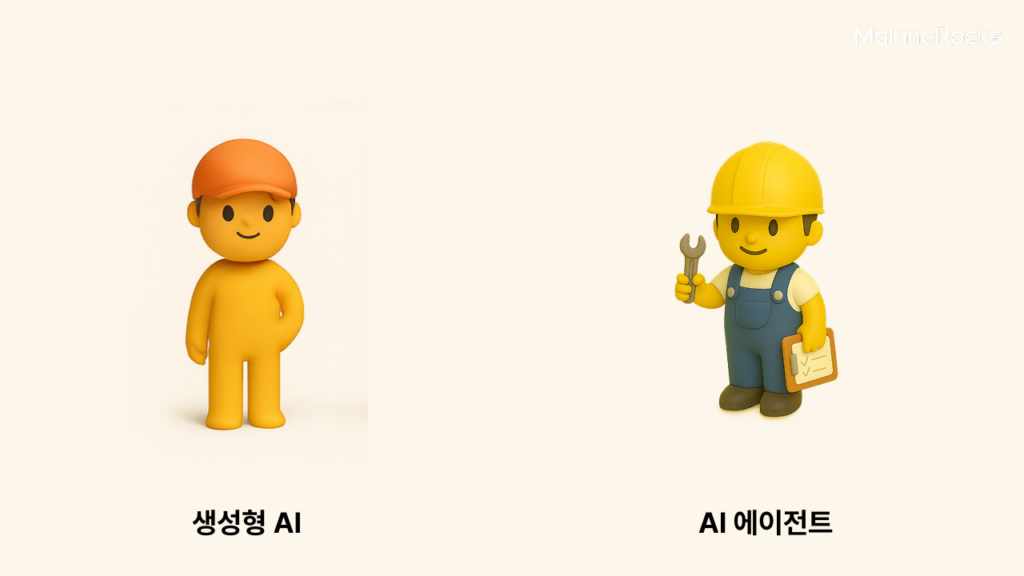 생성형 AI에 도구를 붙이면 특정한 테스크에 전문성을 가진 AI 에이전트가 됩니다.