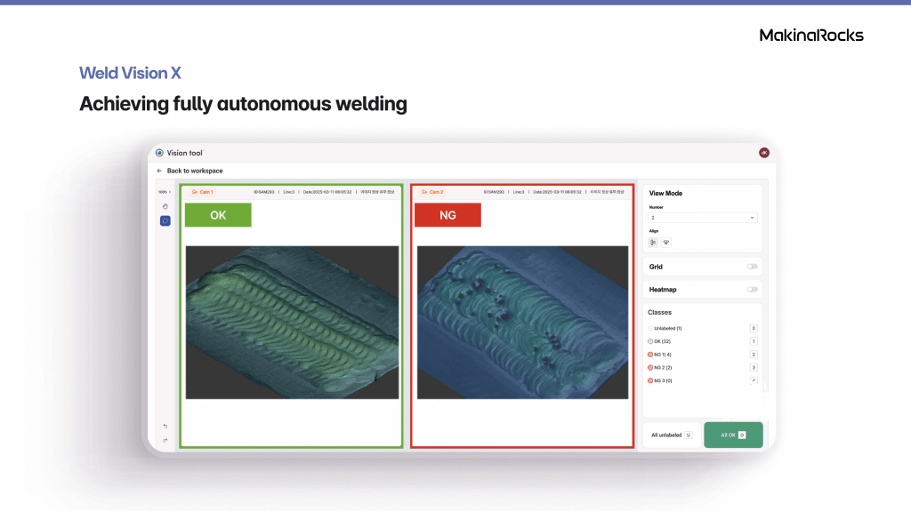 Vision AI enabling autonomous welding